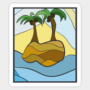 Island Hopping Sticker